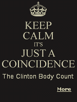 The surprising origins of the claim that Bill and Hillary Clinton killed anyone who got in their way. The author says these are just 'coincidences', but you have to admit, some of those deaths are amazing 'coincidences'.